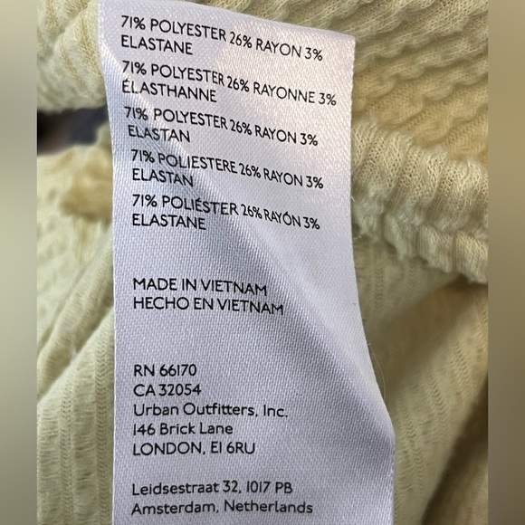 Urban Outfitters UO Modern Corset Top Cropped Cross Back Tank Lime Green - Picture 10 of 10